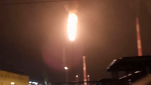 Пуск завода Этилен..факел.. смотреть онлайн