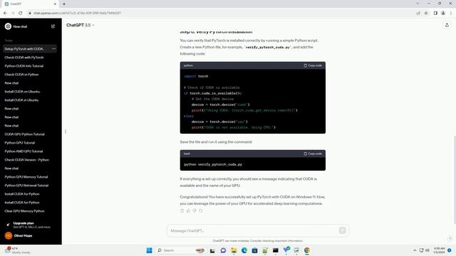 how to setup pytorch with cuda in windows 11 смотреть онлайн