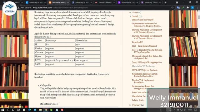 Komparasi Bootstrap dan Materialize | Welly Immanuel - Bahasa Pemrograman смотреть онлайн