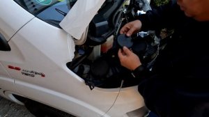 Как снять фару и поменять лампы на Фиат Дукато.  ЛЕД свет.