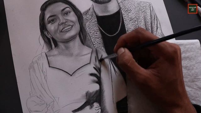 HOW TO DRAW REALISTIC CLOTHES pencil drawing.// Cloth texture Drawing. смотреть онлайн
