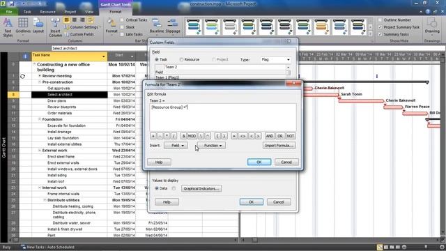 Change Colour of Gantt Chart Bars Automatically смотреть онлайн