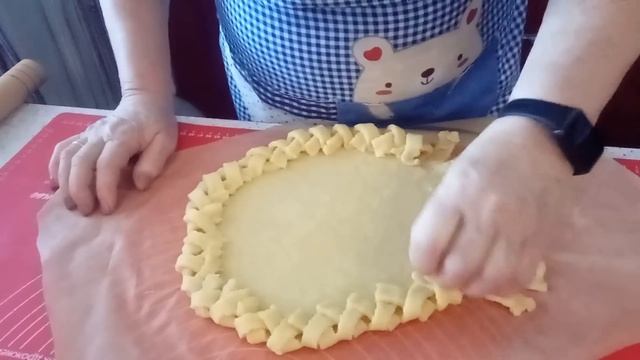 Песочный пирог с яблочным повидлом ./Мама Гуля / смотреть онлайн