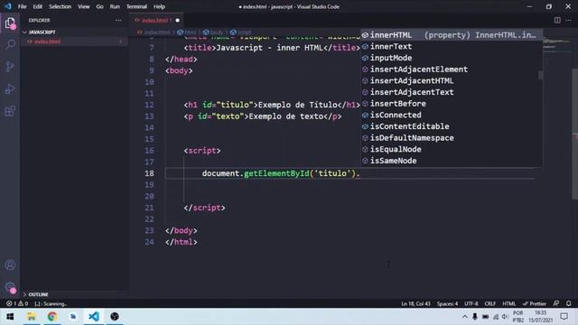 Javascript - innerHTML смотреть онлайн