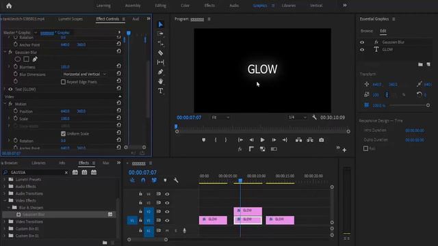 3 Simple Ways To Create Text Glow  Effect In Premiere Pro - (Premiere Pro Tutorial)