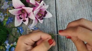 Лилия / мастер класс /крючком