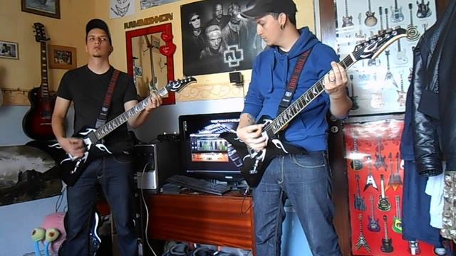 Rammstein-Amerika (guitar cover) смотреть онлайн