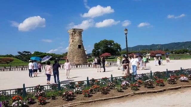 Корея. Достопримечательности - Чомсондэ и лотосы. Гуляем по городу Кёнджу Korea смотреть онлайн