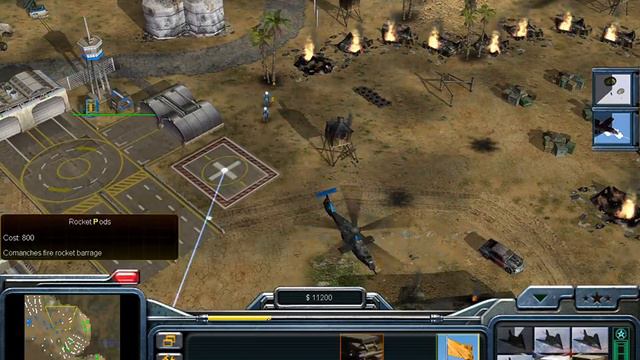 Command & Conquer Generals Game Walkthrough USA 4 Mission смотреть онлайн