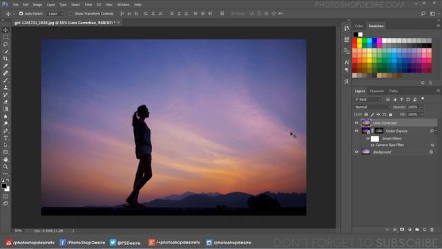 Photoshop Tutorial: Colorize Photos Using Gradient Map - Create Colorful Sky in Photoshop смотреть онлайн