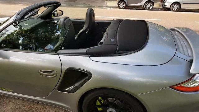 2011 Porsche 911 997 Turbo S Cabriolet 918 Spyder Edition in Neuilly sur Seine France смотреть онлайн