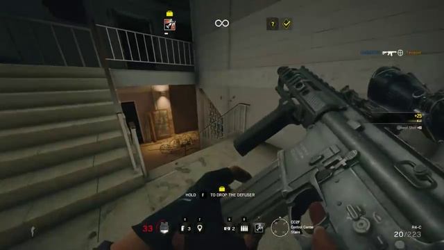 Rainbow Six: Siege - Open Beta (PC) - Terrorist Hunt - Lone Wolf - Kanal (Day) - Disarm Bomb - Ash смотреть онлайн