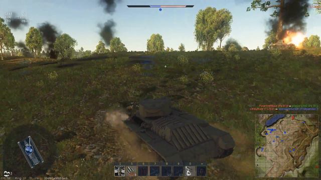 War Thunder AB #260 (PC) - Best score on Kuban with Crusader Mk III and Valentine Mk I смотреть онлайн
