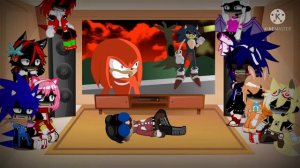 Sonic characters react to sonic.exe trilogy part 2 ⚠️triggered warning￼￼⚠️