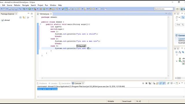 Java Programming Tutorial 11 Switch Statement смотреть онлайн