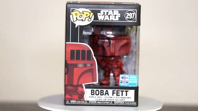 Funko Pop BOBA FETT No297 Wondercon Limited Edition MANDALORIAN 360 View смотреть онлайн