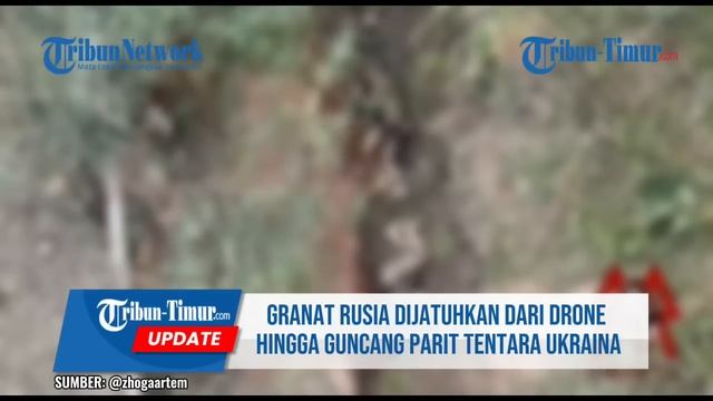 Granat Rusia Dijatuhkan dari Drone hingga Guncang Parit Tentara Ukraina, 2 Tewas dan 1 Terluka смотреть онлайн