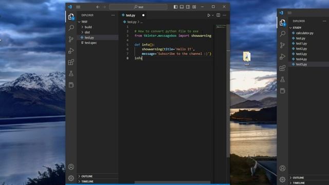 How to convert Python file to EXE смотреть онлайн