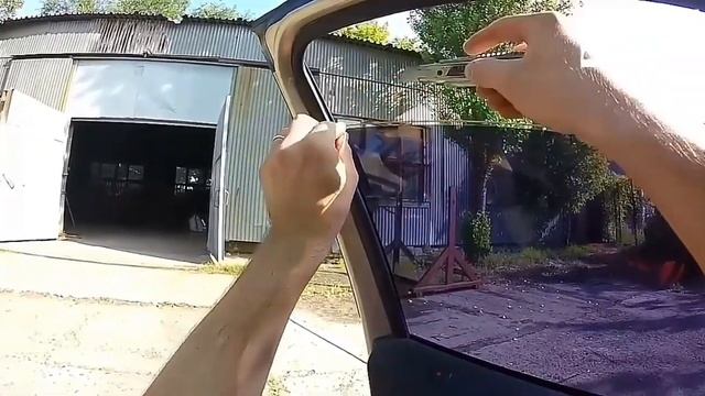 Как открыть Авто Ваз без ключа, снимаем старую тонировку, поднять Авто без домкрата. Авто Лайфхак. смотреть онлайн