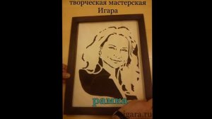 Портрет по фото из дерева ( онлайн ) 5 шагов  ( portrait of wood in the photo )