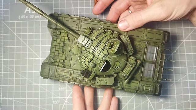 T 72B,коллекционная модель от MiniHobbyModels 1/35.Часть 8.Итог и финиш.Хобби, моделизм. смотреть онлайн
