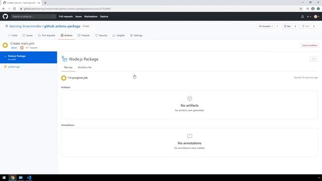 Private NPM Packages using GitHub Actions & Packages смотреть онлайн