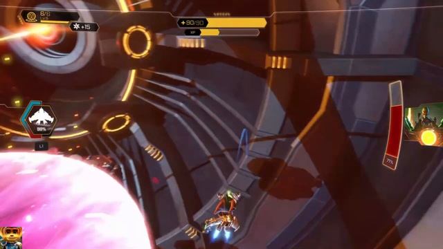 Ratchet and Clank ps4 gameplay walkthrough Deplanetizer Final Boss Fight || Dodgers смотреть онлайн
