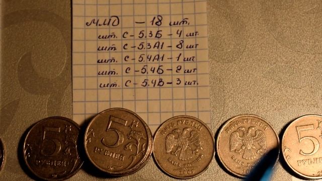 МЕШКОВОЙ КОП- Итог перебора мешка монет 5 рублей РФ-1000 штук из банка смотреть онлайн