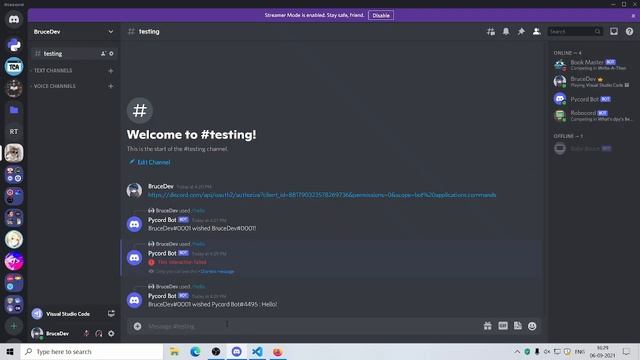 Application Commands with Pycord (discord.py's most popular fork) - Slash, Context Menu commands смотреть онлайн