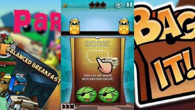 Bag It! / Balanced Breakfast / Levels 1 / All Sideways! / All Upright! / Three Stars Walkthrough смотреть онлайн