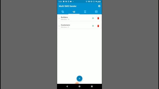 Multi SMS Sender (mass text sender) For Android смотреть онлайн