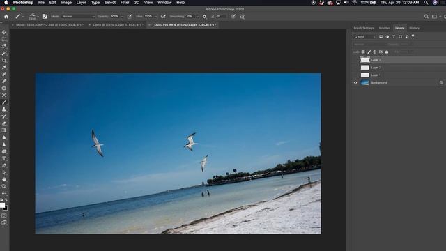 How to Create CLOUDS in Photoshop (Add Clouds to Photos & Videos with FREE Cloud Brush) смотреть онлайн