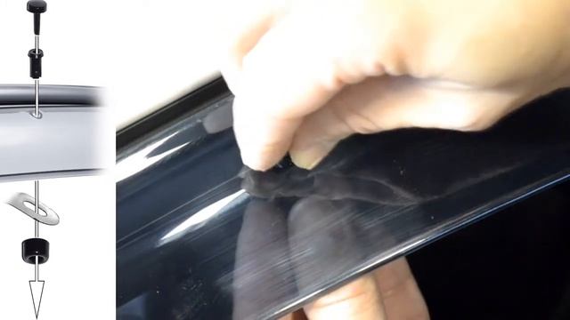 WELLvisors side window deflector vent visor Installation Video Scion Toyota Corolla iM смотреть онлайн