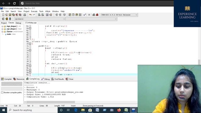 C++ Programming Discussion on "Deque using Inheritance" смотреть онлайн