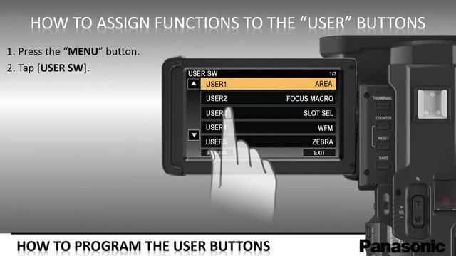 Panasonic - Camcorders - HC-X1 - How to Program the User Buttons смотреть онлайн