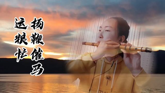 《扬鞭催马运粮忙》竹笛曲目/Cover by Momo Flute смотреть онлайн