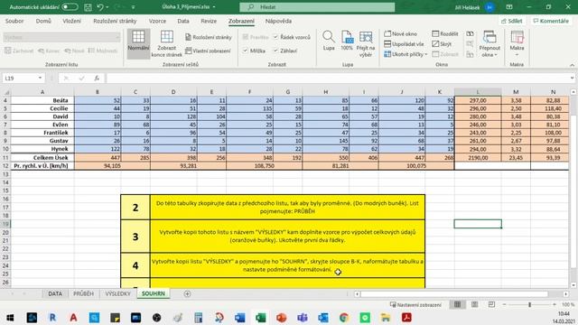 INF - Cvičení 3 (Excel) смотреть онлайн