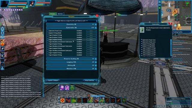 The Repopulation - Cybernetics recipes book смотреть онлайн