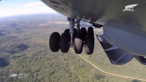 Ил-76 салют - выпуск шасси - посадка