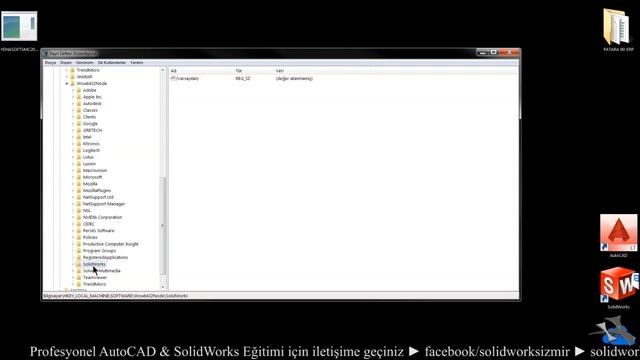 SolidWorks | Programı Tamamen Kaldırma смотреть онлайн