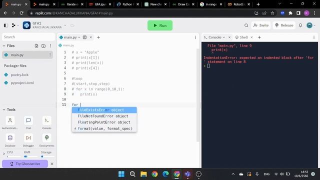 Python - List structure & Loop Control смотреть онлайн