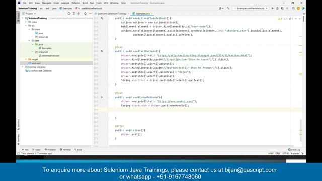 Basic To Advanced Selenium Java Full Course - Session 10 - Handling Alerts,MultipleWindows, WebTabl смотреть онлайн