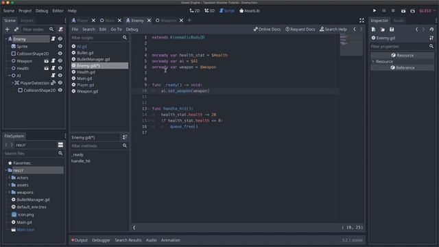 Godot Top-down Shooter Tutorial - Part 8 (Enemy AI And Shooting)