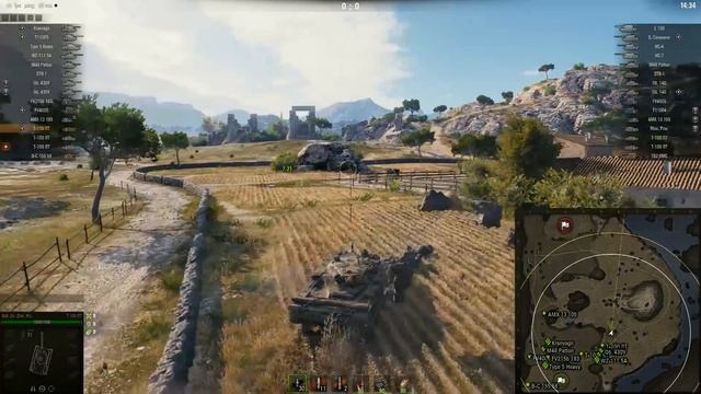 WoT FPS на среднем компьютере. смотреть онлайн