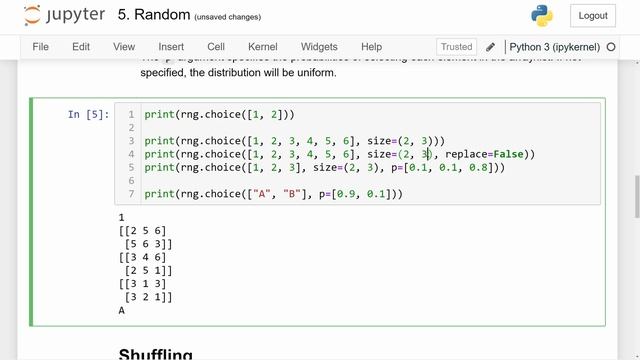 NumPy Tutorial #5: Random Module смотреть онлайн