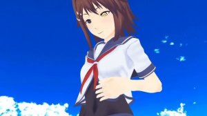 [MMD Vore] 郊外に現れた巨大娘 [Giantess]