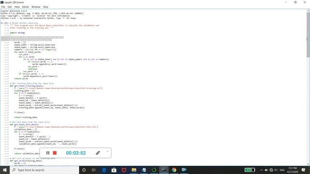 Tweet Classification Using Naive Bayes Model in Python (follow description for source files) смотреть онлайн