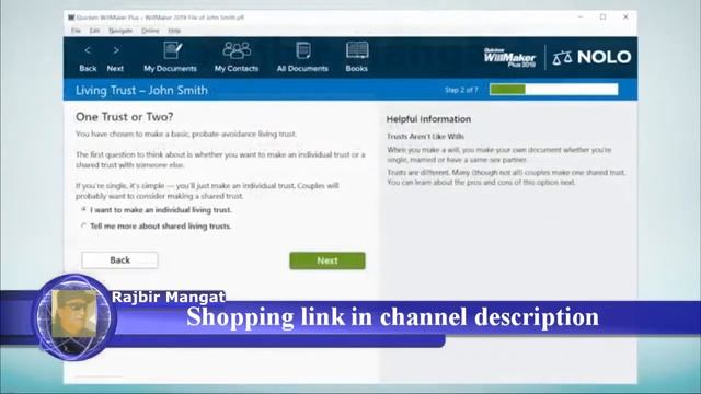 Quicken WillMaker Plus 2019 and Living Trust software смотреть онлайн