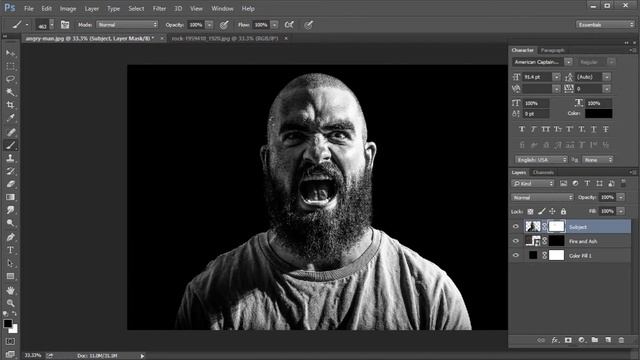 Photoshop Burning Face Effect | | Photoshop CC, CS6, CS5 смотреть онлайн