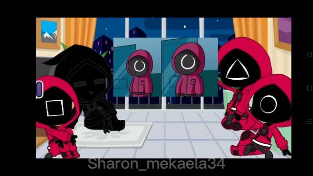The Squid game guard and The Front Man react to The Squid game Pink soldier's daily life//*REQUESTE смотреть онлайн